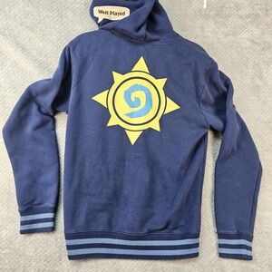 Blizzard Entertainment Hoodie Men's M Jinx Logo 'Well Played' Gaming Zippered